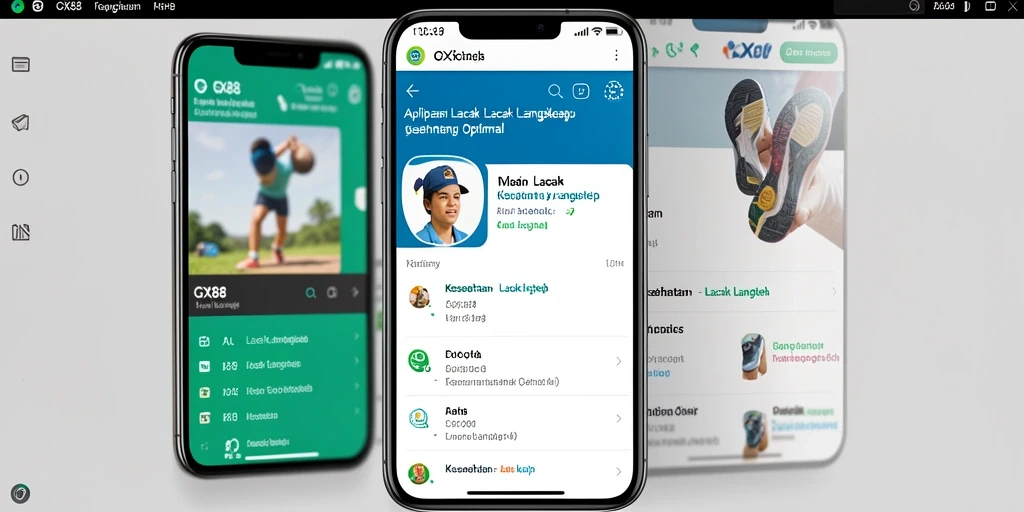 Tampilan antarmuka utama GX88 untuk lacak langkah yang efektif.