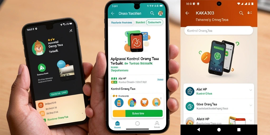 Tampilan antarmuka KAKA303 yang user-friendly untuk kontrol orang tua.