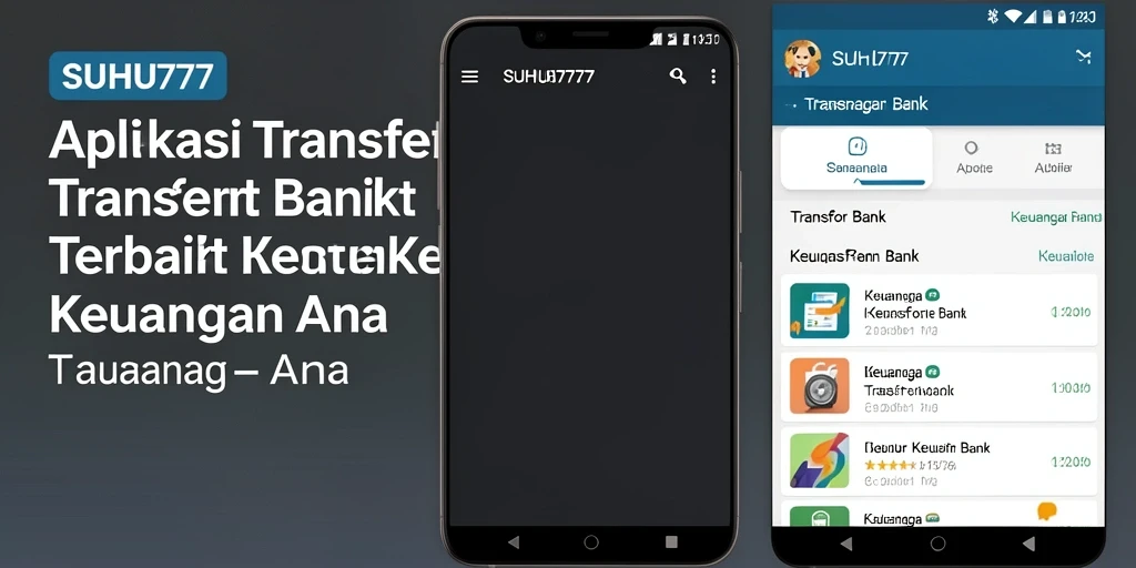Screenshot utama SUHU777 menampilkan antarmuka pengguna yang intuitif untuk transfer bank.